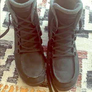Black Timberland boots Size 11.5